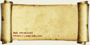 Nadja Opačić vizit kartica